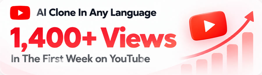 Ai Clone In Any Language badge